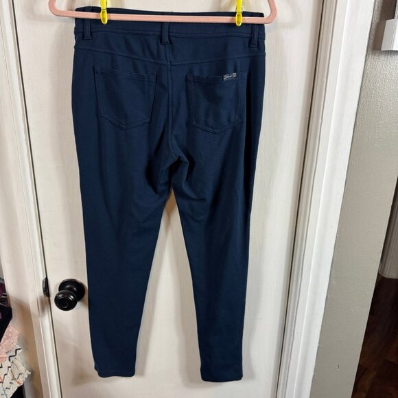Seven7 Premium Navy Jeggings Size 4 Women’s Pull-On Skinny Pants Stretch Rayon - Picture 6 of 9
